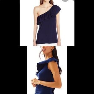 Lilly Pulitzer Neveah One Shoulder Top